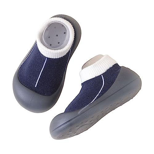 Luadnysin Lauflernschuhe Stoppersocken Baby Hausschuhe 1 Jahr Krabbelschuhe Sommer Rutschsocken Barfußschuhe Schuhe Babyschuhe 12-18 Monate Sockenschuhe Outdoor Winter von Luadnysin