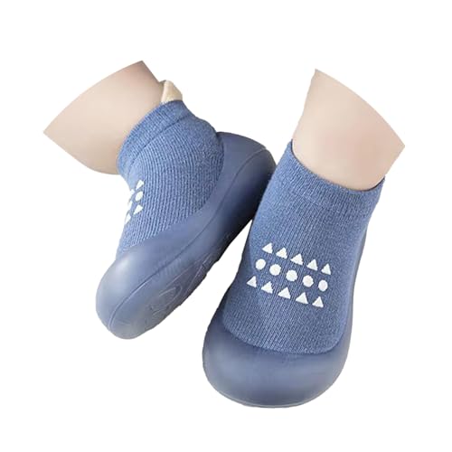 Luadnysin Sockenschuhe Baby Hausschuhe 1 Jahr Barfussschuhe Kinder Mädchen Rutschsocken Krabbelschuhe Outdoor Stoppersocken Babyschuhe 6-12 Monate Schuhe 12-18 Winterschuhe Barfuß Kleinkind Socken von Luadnysin