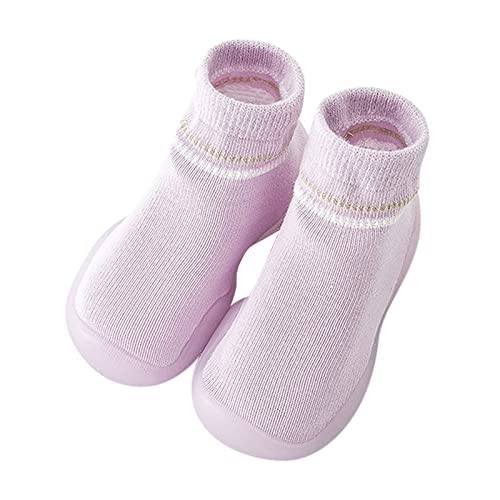 Luadnysin Sockenschuhe Baby Schuhe Krabbelsocken Rutschsocken Hausschuhe Barfussschuhe Babyschuhe 12-18 Monate Lauflernschuhe Kinder Mädchen Stoppersocken Sommer Badeschuhe von Luadnysin