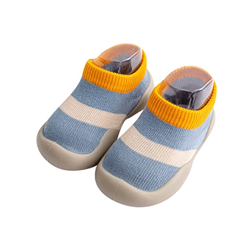 Luadnysin Sockenschuhe Kinder Baby Hausschuhe Krabbelschuhe Mädchen Rutschsocken Babyschuhe 12-18 Monate Schuhe Barfußschuhe Krabbelsocken Überzieher Barfussschuhe Winter Lauflernschuhe Draußen von Luadnysin