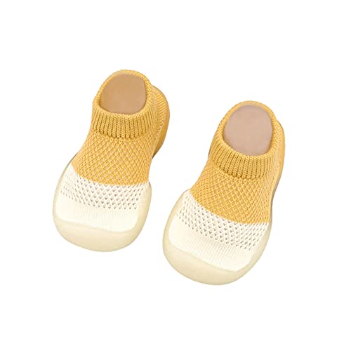 Luadnysin Sockenschuhe Krabbelschuhe Hausschuhe Kinder Mädchen Barfussschuhe Baby Babyschuhe Winterschuhe Krabbelsocken Lauflernschuhe Outdoor Schuhe 12-18 Monate Für Draußen Barfuß Kleinkind von Luadnysin
