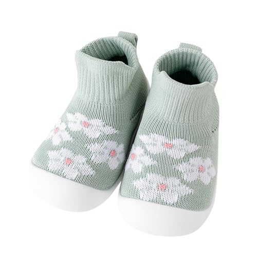 Luadnysin Sockenschuhe Stoppersocken Baby Hausschuhe Krabbelschuhe Für Draußen Hüttenschuhe Kinder Winter Outdoor Schuhe Ab 1 Jahr Überzieher Winterschuhe 12-18 Monate Regenschuhe von Luadnysin