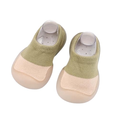 Luadnysin Stoppersocken Baby Lauflernschuhe Hausschuhe Kinder Mädchen Antirutschsocken Krabbelschuhe Winter Schuhe Ab 1 Jahr Babyschuhe 12-18 Monate Sockenschuhe Hüttenschuhe Rutschsocken von Luadnysin