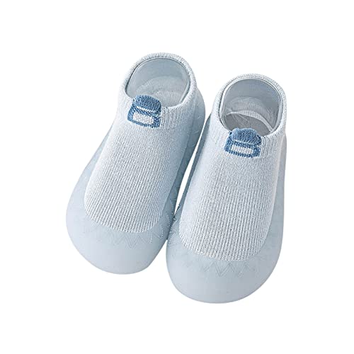 Luadnysin Stoppersocken Baby Schuhe Ab 1 Jahr Hüttenschuhe Kinder Lauflernschuhe Hausschuhe Sommer Mädchen Sockenschuhe Krabbelsocken Barfußschuhe Krabbelschuhe Outdoor Winter Barfuß Kleinkind Leder von Luadnysin