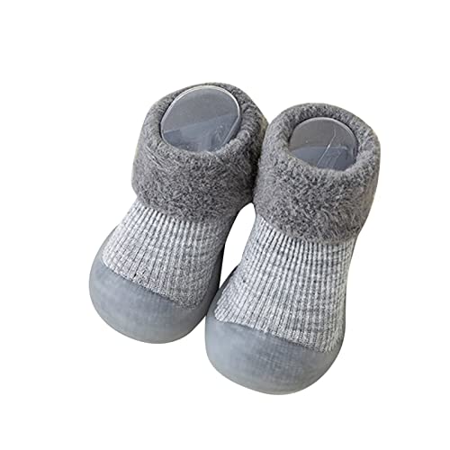 Luadnysin Stoppersocken Baby Sockenschuhe Babyschuhe 12-18 Monate Lauflernschuhe Winter Hausschuhe 1 Jahr Schuhe Krabbelschuhe Hüttenschuhe Kinder Sommer Rutschsocken von Luadnysin