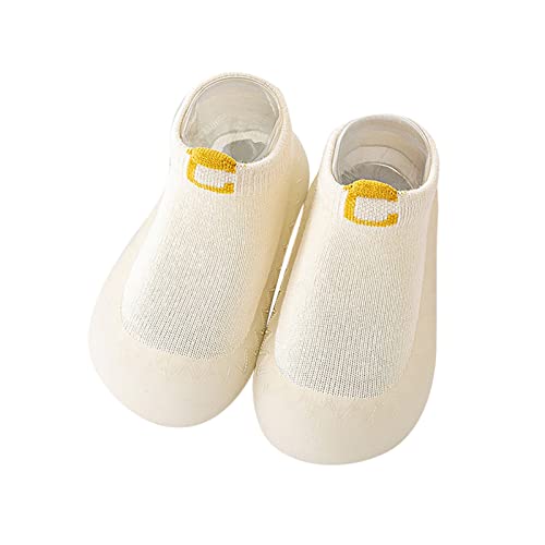 Luadnysin Stoppersocken Baby Sockenschuhe Kinder Krabbelsocken Lauflernschuhe Sommer Hausschuhe 1 Jahr Winterschuhe Babyschuhe 12-18 Monate Barfussschuhe von Luadnysin