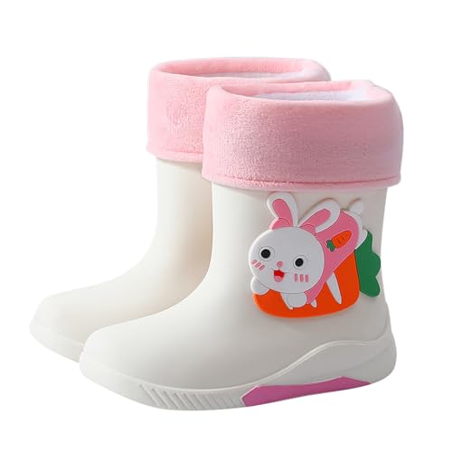 Luadnysin Unisex Gummistiefel Kinder Kleinkind Leichte Regenstiefel Wasserdichte Federleichte Regenschuhe Kinderstiefel Mit Rutschfeste Sohle Weiß 29.5 Luadnysin Unisex Gummistiefel Kinder Kleinkind Leichte Regenstiefel Wasserdichte Federleichte Regenschuhe Kinderstiefel Mit Rutschfeste Sohle Weiß 29.5 von Luadnysin