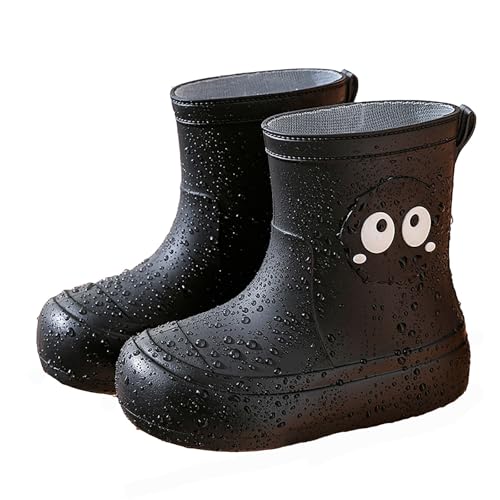 Luadnysin Unisex Gummistiefel Kinder Wasserdichte Leichte Stiefel Halbschaft Kleinkind Regenschuhe Kinderstiefel Mit Rutschfeste Sohle Schwarz 33 Luadnysin Unisex Gummistiefel Kinder Wasserdichte Leichte Stiefel Halbschaft Kleinkind Regenschuhe Kinderstiefel Mit Rutschfeste Sohle Schwarz 33 von Luadnysin