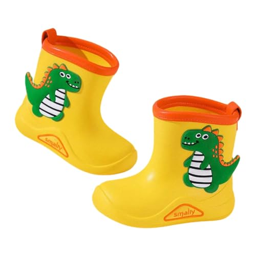 Luadnysin Unisex Regenstiefel Kinder Gummistiefel Leichte Federleichte Regenstiefel Wasserdichte Bequeme Regenschuhe Stiefel Mit Rutschfeste Sohle Gelb 29.5 Luadnysin Unisex Regenstiefel Kinder Gummistiefel Leichte Federleichte Regenstiefel Wasserdichte Bequeme Regenschuhe Stiefel Mit Rutschfeste Sohle Gelb 29.5 von Luadnysin