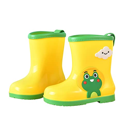 Luadnysin Unisex Regenstiefel Kinder Gummistiefel Wasserdichte Bequeme Stiefel Halbschaft Kleinkind Regenstiefel Kinderstiefel Rain Boot Kids Gelb 29 Luadnysin Unisex Regenstiefel Kinder Gummistiefel Wasserdichte Bequeme Stiefel Halbschaft Kleinkind Regenstiefel Kinderstiefel Rain Boot Kids Gelb 29 von Luadnysin