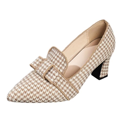 Pumps Damen Absatzschuhe Elegant Bequem Hochzeitsschuhe Dirndl Kleid Schuhe Trachtenschuhe Mit Absatz Beige 40 Pumps Damen Absatzschuhe Elegant Bequem Hochzeitsschuhe Dirndl Kleid Schuhe Trachtenschuhe Mit Absatz Beige 40 von Luadnysin