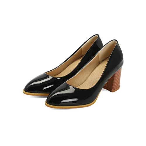 Pumps Damen Bequem Chunky Hochzeitsschuhe Dirndl Kleid Schuhe Trachtenschuhe Mit Absatz Schwarz 40 Pumps Damen Bequem Chunky Hochzeitsschuhe Dirndl Kleid Schuhe Trachtenschuhe Mit Absatz Schwarz 40 von Luadnysin