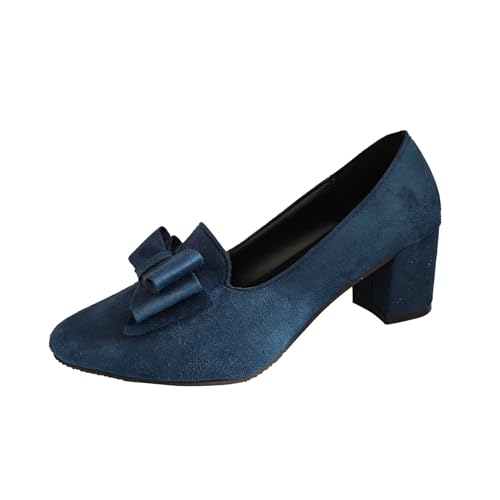 Pumps Damen Brautschuhe Bequem Elegant Hochzeitsschuhe Arbeit Pumpen Trachtenschuhe Mit Blockabsatz Dunkelblau 38 Pumps Damen Brautschuhe Bequem Elegant Hochzeitsschuhe Arbeit Pumpen Trachtenschuhe Mit Blockabsatz Dunkelblau 38 von Luadnysin