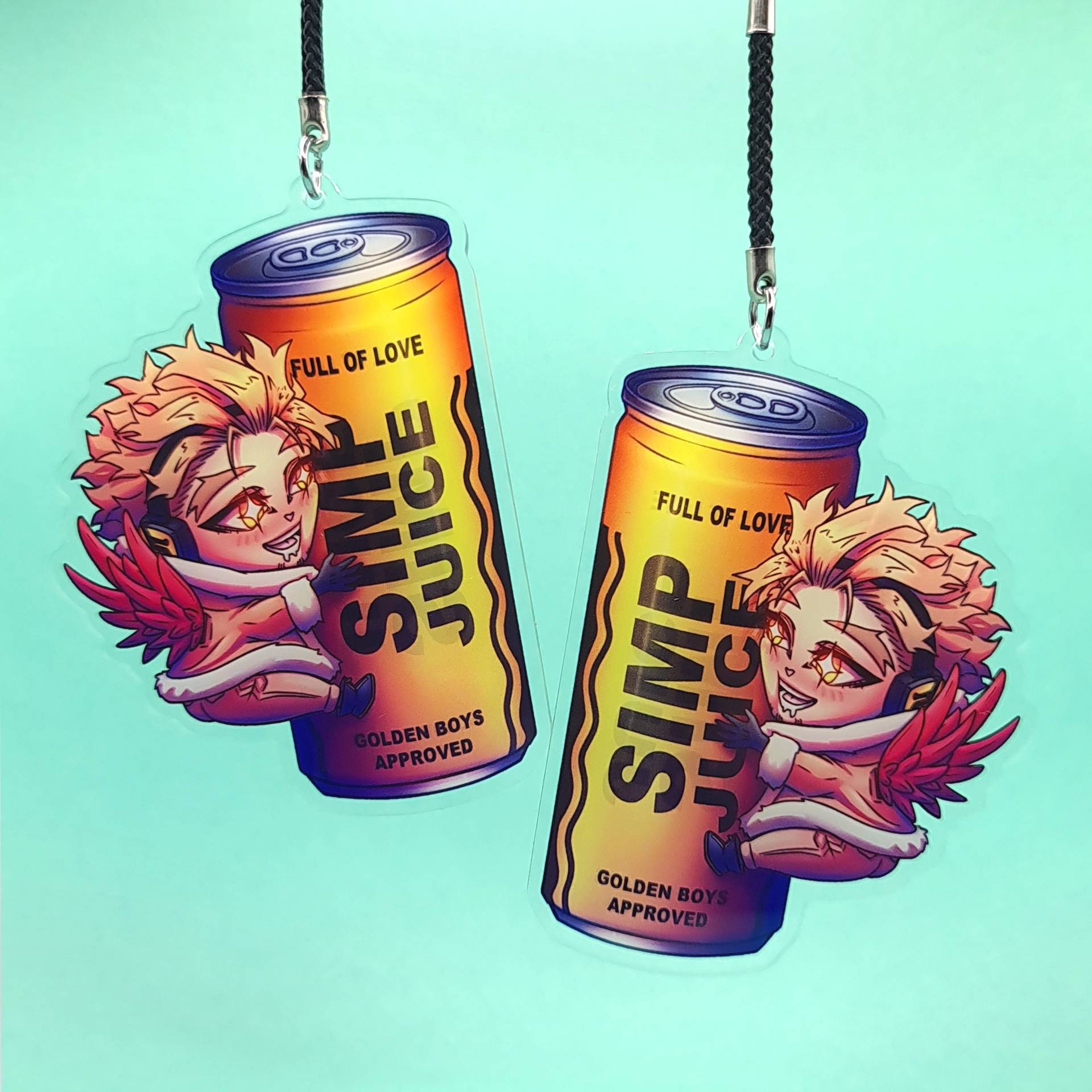 Chibi Falken『Simp Juice』Keigo Takami/Mha/Acryl Schlüsselanhänger von Luamene