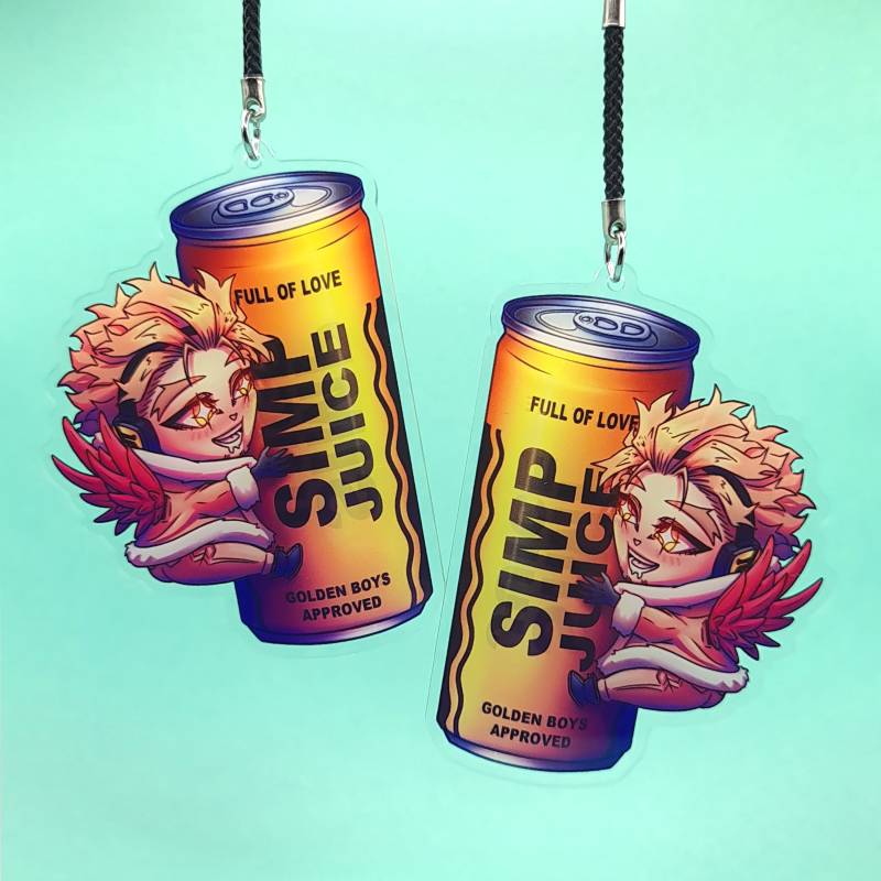 Chibi Falken『Simp Juice』Keigo Takami/Mha/Acryl Schlüsselanhänger Chibi Falken『Simp Juice』Keigo Takami/Mha/Acryl Schlüsselanhänger von Luamene