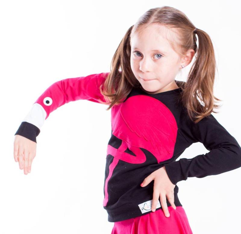 Flamingo Frida Pullover Für Kinder Von Luanimals in Pink Schwarz Flamingo-Fans Flamingo Frida Pullover Für Kinder Von Luanimals in Pink Schwarz Flamingo-Fans von Luanimals
