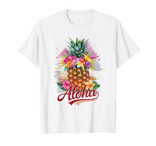 Luau Hawaii-Hemd für Mädchen – Hawaii-Party-T-Shirt für Kinder T-Shirt Luau Hawaii-Hemd für Mädchen – Hawaii-Party-T-Shirt für Kinder T-Shirt von Luau Hawaiian Shirt for Girls Kids Hawaiian Party