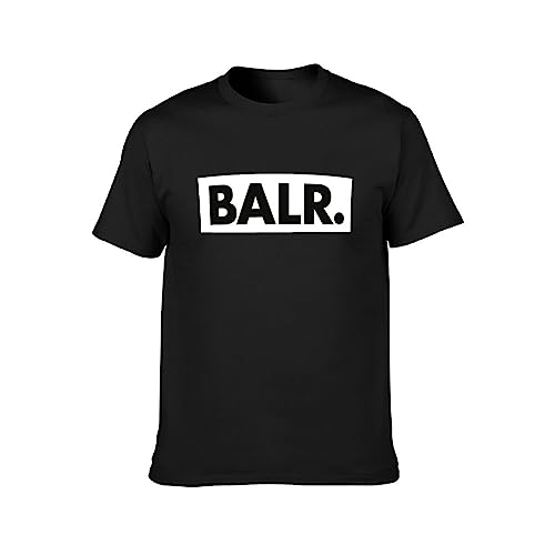 Balr Soccer Fan T-Shirt Black Mens Tees M von Lube