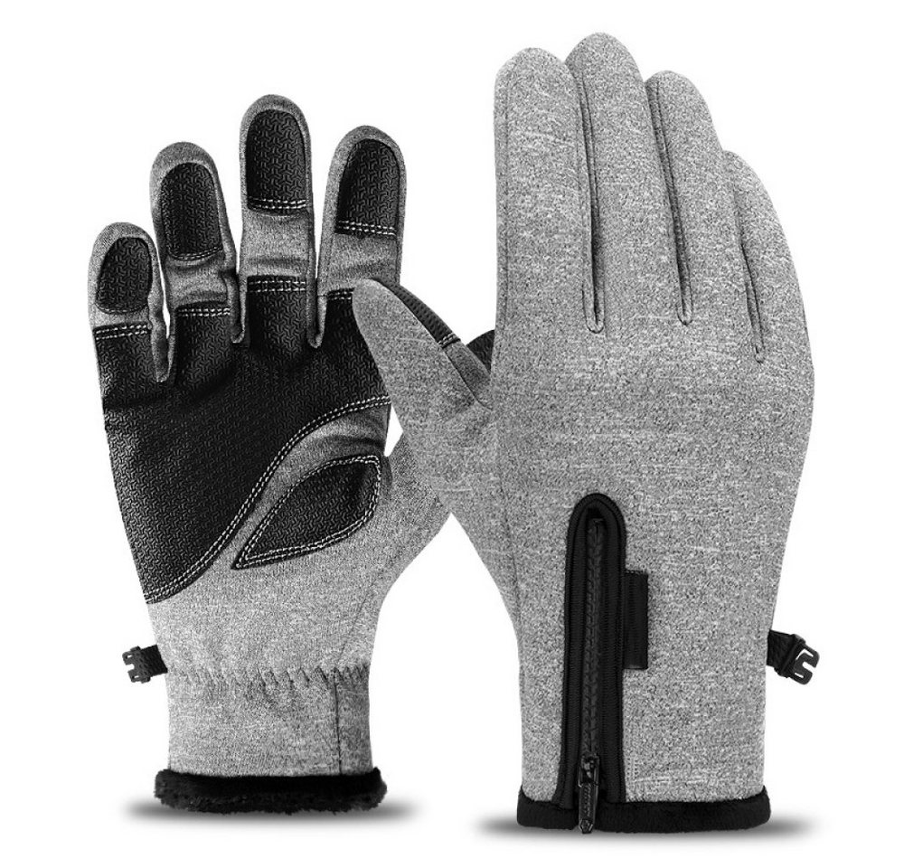 Lubgitsr Fleecehandschuhe Winter Thermo-Handschuhe Herren Damen Touchscreen Anti-Rutsch von Lubgitsr