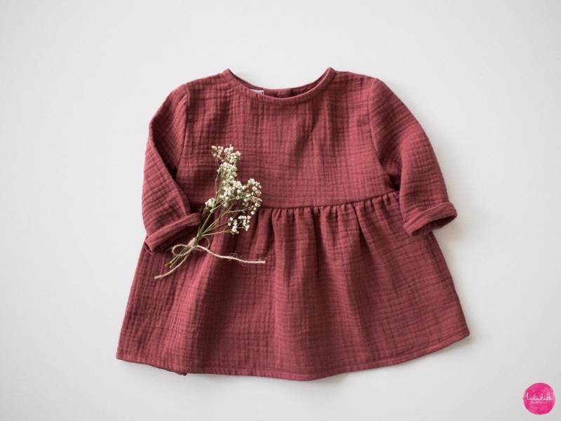 Babykleid Mädchenkleid Taufoutfit Taufkleid Blumenmädchen Kleid Hochzeitsoutfit Kommunionkleid Sommerkleid Musselinkleid Aus Baumwolle | Bio von Lubukidz