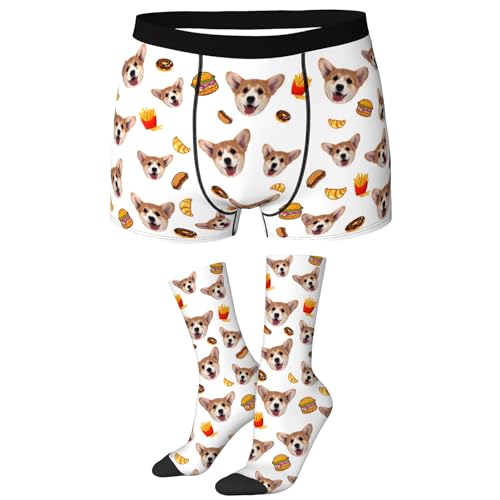 LucBuy Personalisierte Boxershorts mit Foto, Lustige Individuelle Unterwäsche mit Gesichtsbildern,Unisex Maßgeschneiderte Shorts Unterhosen Neuheit Weihnachten Valentinstag Geburtstagsgeschenke (B54) LucBuy Personalisierte Boxershorts mit Foto, Lustige Individuelle Unterwäsche mit Gesichtsbildern,Unisex Maßgeschneiderte Shorts Unterhosen Neuheit Weihnachten Valentinstag Geburtstagsgeschenke (B54) von LucBuy