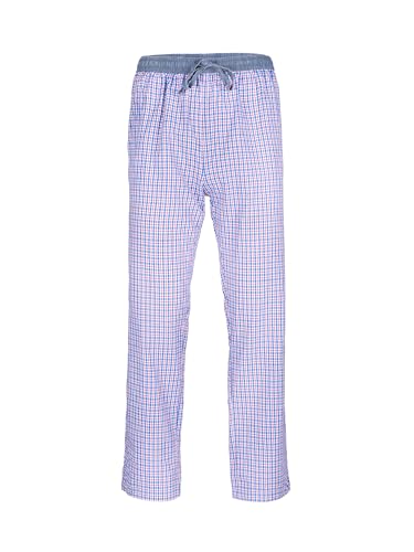 Luca David Herren Pyjamahose Olden Glory - blau+weiss - Größe M von Luca David