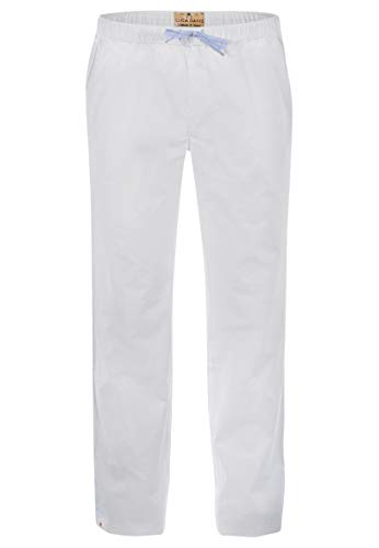 Luca David Olden Glory Damen Pyjama-Pants - Weiß - Größe 44 (2300-19111-44) von Luca David