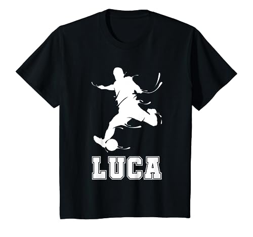 Kinder Fußball Sport Verein Name Luca Geschenk T-Shirt Kinder Fußball Sport Verein Name Luca Geschenk T-Shirt von Luca Name Fußball Geschenke