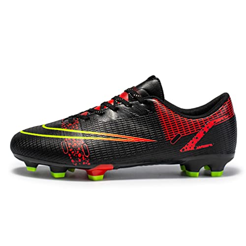 LucaSng Fußballschuhe Herren High Top Spike Cleats Athletics Spikes Fußballschuhe Kinder Trainingsschuhe Professionelle Turnschuhe Outdoor Sport Fußball Stiefel Wettkampf (Niedrig Stil 3, EU39) von LucaSng