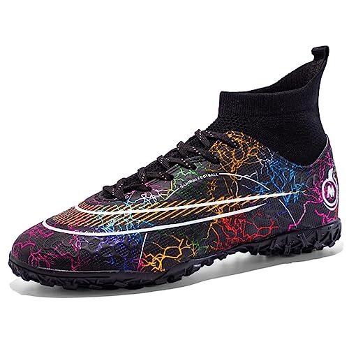 LucaSng Herren Fußballschuhe High Top Jugend Trainingsschuhe Professionelle Outdoor Fußballschuhe Unisex Fußballschuhe von LucaSng