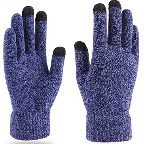 LucaSng Strickhandschuhe Winter Handschuhe Herren Damen Touchscreen Winterhandschuhe Flexible und Angenehm Weiche Fingerhandschuhe von LucaSng