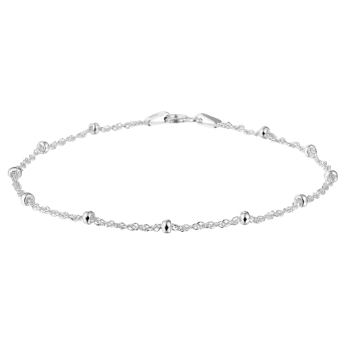 Lucardi - Damen Armband mit Plattierung - Schmuck - Geschenke für Frauen - Silber von Lucardi