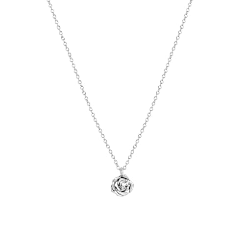 Lucardi - Damen Plattierte Halskette mit Armreif - Schmuck - Geschenke für Frauen - Silber von Lucardi