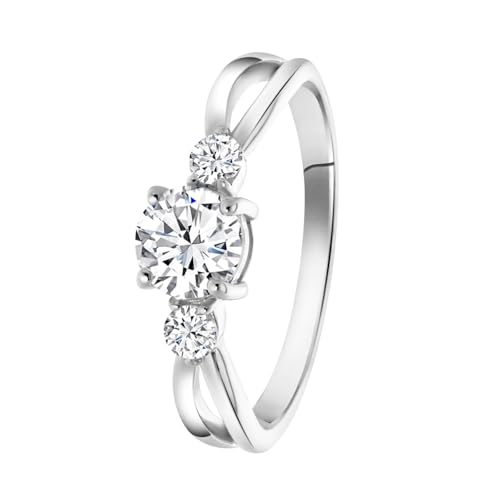 Lucardi - Damen Plattierter Ring - Schmuck - Muttertagsgeschenk Silber Lucardi - Damen Plattierter Ring - Schmuck - Muttertagsgeschenk Silber von Lucardi