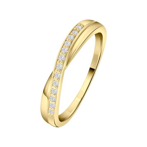 Lucardi - Damen Plattierter Ring - Schmuck - Muttertagsgeschenk Gold Lucardi - Damen Plattierter Ring - Schmuck - Muttertagsgeschenk Gold von Lucardi