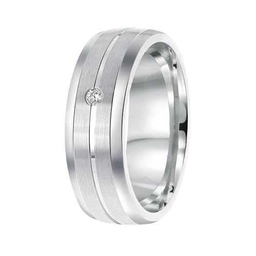 Lucardi - Damen Plattierter Ring - Schmuck - Geschenke für Frauen - Silber von Lucardi