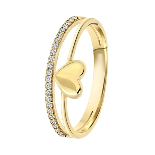 Lucardi - Damen Ring - Schmuck - Geschenke für Frauen - Gold von Lucardi