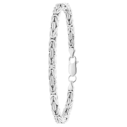 Lucardi - Herren Armband mit Plattierung - Schmuck - Geschenk Silber von Lucardi