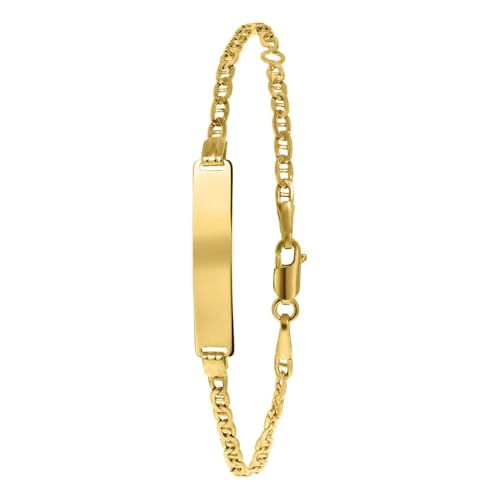 Lucardi - Kinder Armband mit Armreif - Schmuck - Muttertagsgeschenk Gold von Lucardi