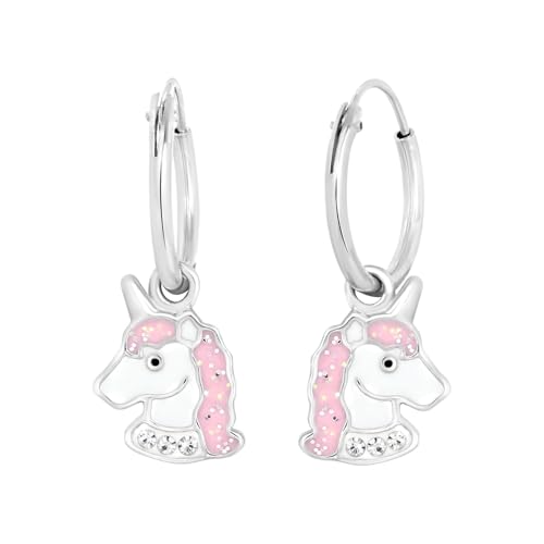 Lucardi - Kinder Ohrringe mit Plattierung - Tier - Schmuck - Geschenk Silber von Lucardi