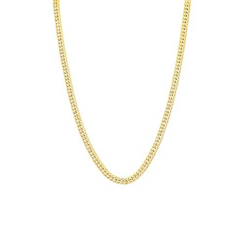 Lucardi Kinder Stalen goldplated Ketting Gourmet Ketting – Staal – Goud – 45 cm, 45, Staal, Geen von Lucardi