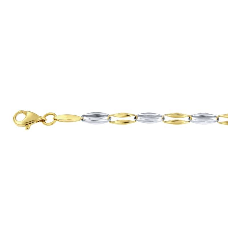 Lucardi  Lucardi Armband 585 Gold - silbern-goldfarbig Armband 1.0 pieces von Lucardi