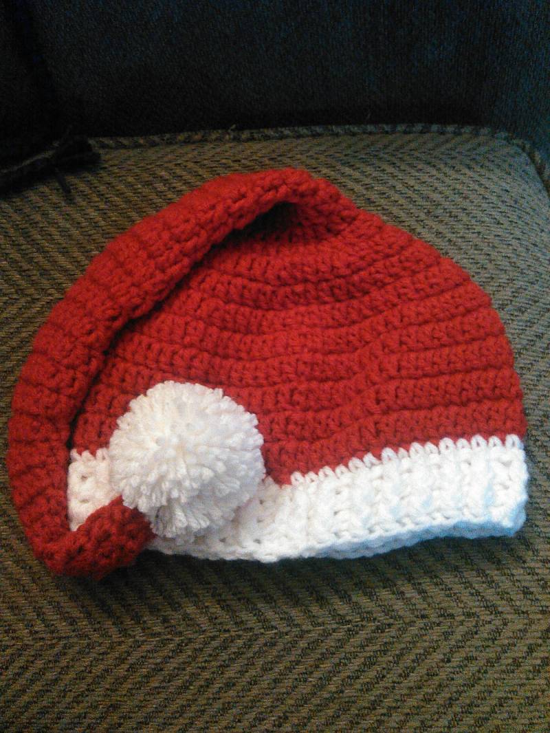 Gehäkelter Weihnachtsmannhut von Lucary