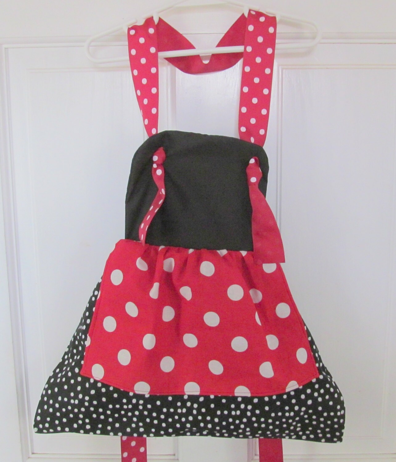 Marienkäfer Motto Kinderschürze Größen 3 T-8 von Lucary