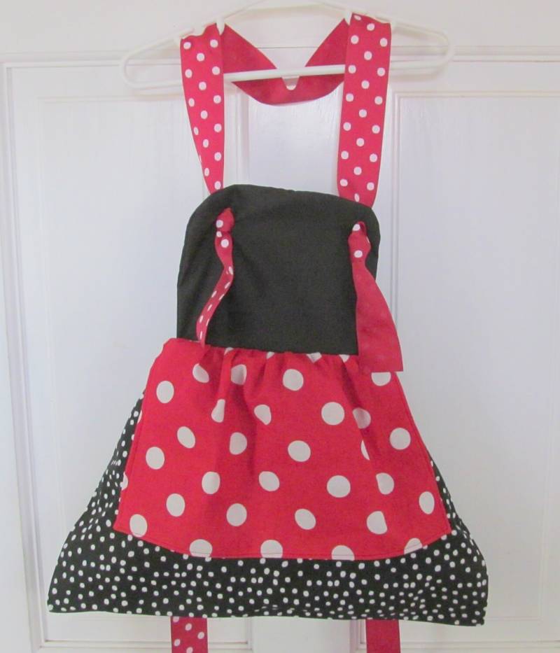 Marienkäfer Motto Kinderschürze Größen 3 T-8 von Lucary