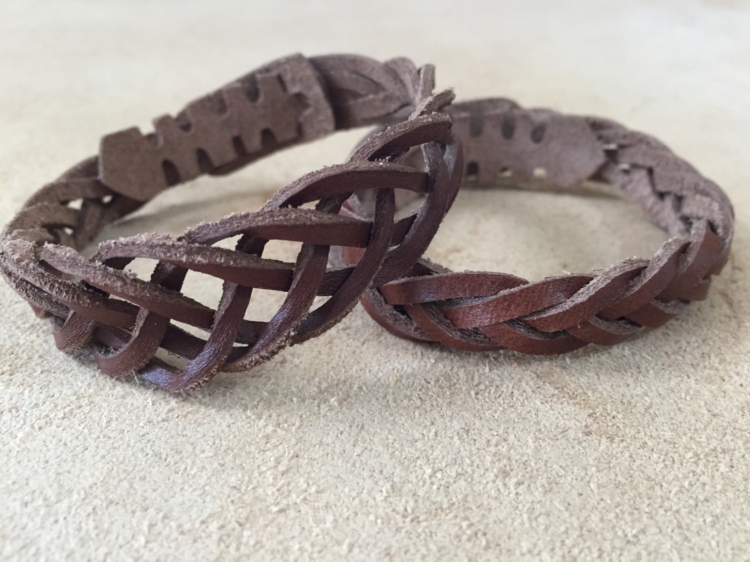 Geflochtenes Lederarmband Mit Optional Kostenlose Nasse Bilden - Medium Geflochtenes Lederarmband Mit Optional Kostenlose Nasse Bilden - Medium von LuccUnlimited