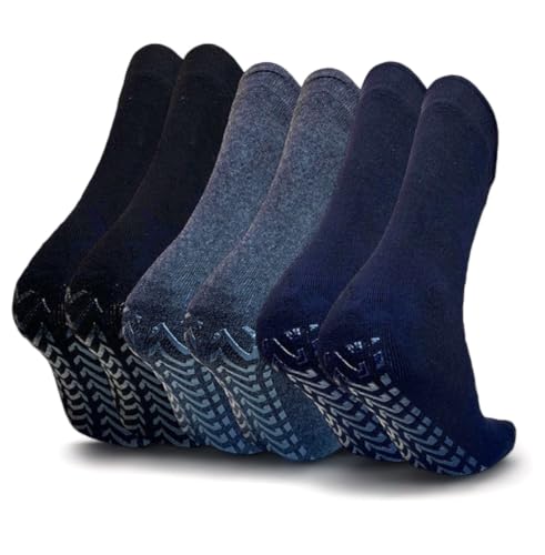 Lucchetti Socks Milano Antirutschsocken ABS SOCKEN herren und damen 3 paar Herrensocken Made in Italy von Lucchetti Socks Milano