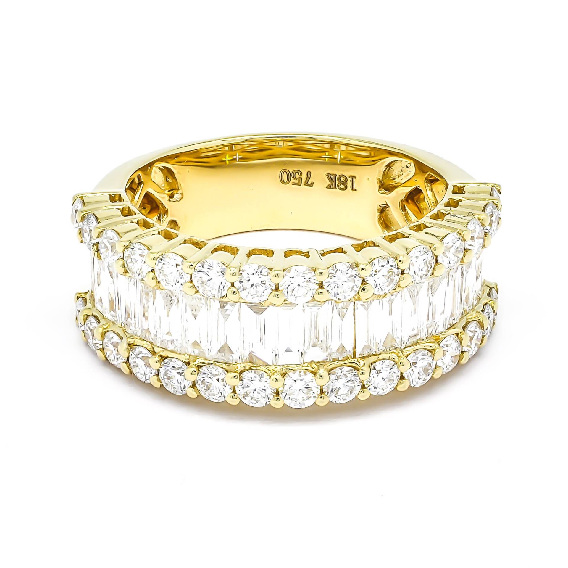 Natürliche Diamant-Band, 18Kt Gold Diamanten Cocktail Halbe Eternity Band, Statement Diamant Einzigartige Ehering Natürliche Diamant-Band, 18Kt Gold Diamanten Cocktail Halbe Eternity Band, Statement Diamant Einzigartige Ehering von LuceeDiamonds