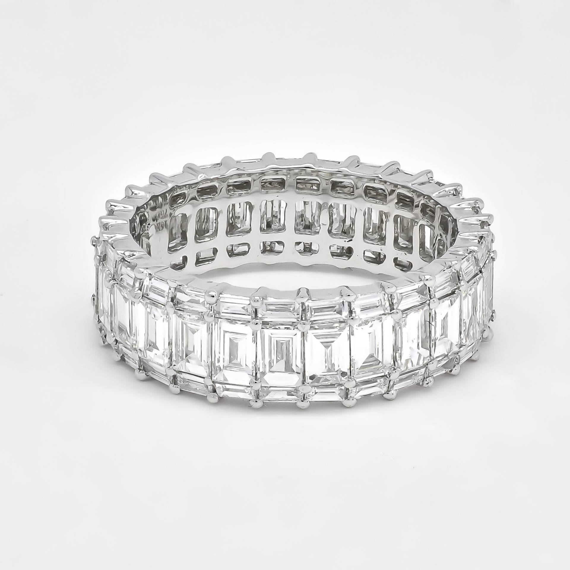 Natürliches Diamantband, 18Kt Gold Voll Eternity Band, Elegantes Cocktail Diamant Statement Band von LuceeDiamonds