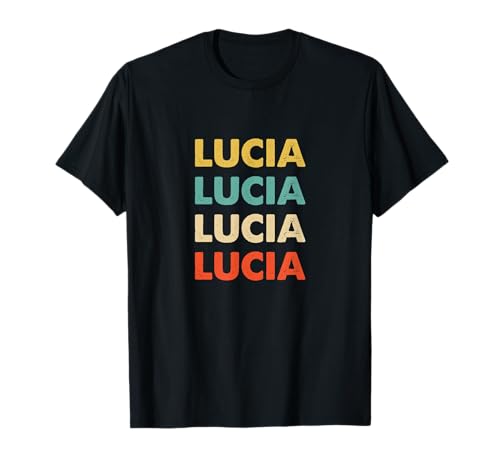 Lucia Vorname T-Shirts & Geschenke Damen Lucia T-Shirt Schwarz S Klassisch Personalisiertes Lucia Name T-Shirt Lucia Vorname T-Shirts & Geschenke Damen Lucia T-Shirt Schwarz S Klassisch Personalisiertes Lucia Name T-Shirt von Lucia Vorname T-Shirts & Geschenke